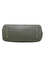 Current Boutique-Dooney & Bourke - Olive Leather Tote Bag w/ Side Snaps