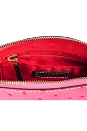 Current Boutique-Dooney & Bourke - Pink Ostrich Suki Textured Leather Crossbody