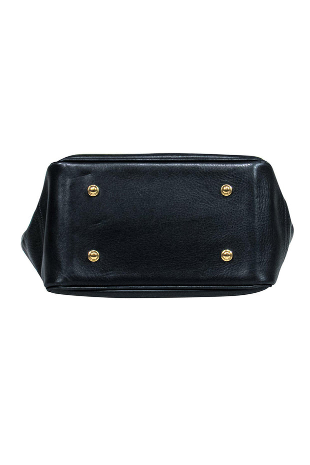 Current Boutique-Dooney & Bourke - Vintage Dark Navy Leather Shoulder Bag