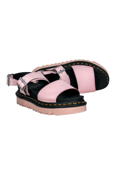 Current Boutique-Dr. Martens - Light Pink Leather Platform Sandals Sz 6
