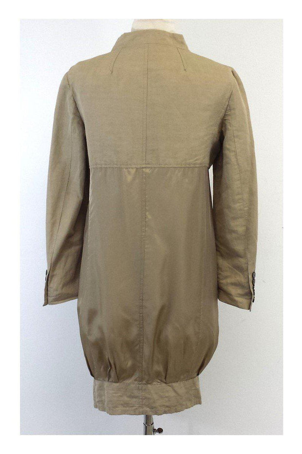 Current Boutique-Dries Van Noten - Long Open Beige Jacket Sz 6