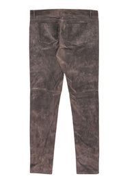 Current Boutique-Ecru - Olive Suede Skinny Pants Sz 6