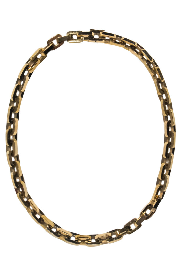 Current Boutique-Eddie Borgo - Gold Chain Link Necklace