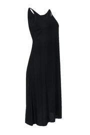 Current Boutique-Eileen Fisher - Black Silk Tank Shift Dress Sz XS
