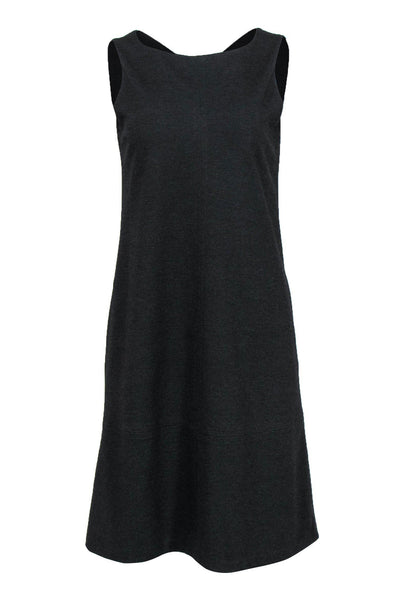 Current Boutique-Eileen Fisher - Gray Knit Shift Dress Sz XS