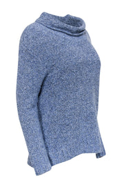 Current Boutique-Eileen Fisher - Periwinkle Blue Cowl Neck Sweater Sz M