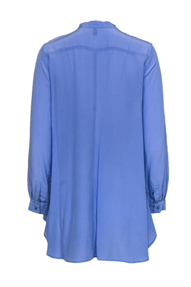 Current Boutique-Eileen Fisher - Purple Silk Button Down Blouse Sz XS
