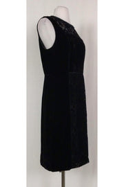 Current Boutique-Elie Tahari - Black Velvet & Lace Dress Sz 8