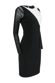 Current Boutique-Elie Tahari - Black & White Bodycon Dress Sz 4