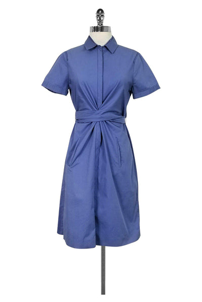 Current Boutique-Elie Tahari - Blue Shirt Dress Sz 6