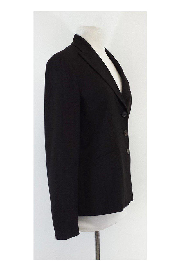 Current Boutique-Elie Tahari - Brown & Black Checkered Jacket Sz 8