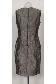 Current Boutique-Elie Tahari - Gunmetal Textured Dress Sz 8