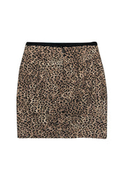 Current Boutique-Elie Tahari - Leopard Print Pencil Skirt Sz 14