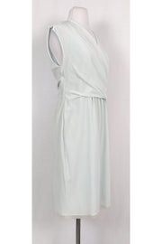 Current Boutique-Elie Tahari - Light Blue Silk Overlay Dress Sz S