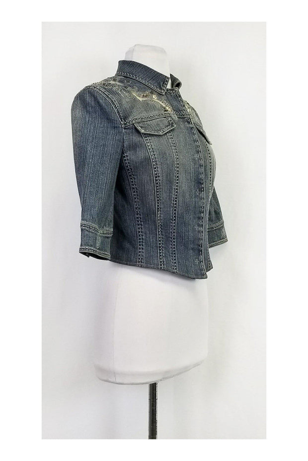 Elie tahari outlet denim jacket