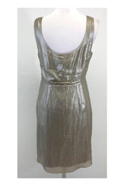 Current Boutique-Elie Tahari - Metallic Sleeveless Dress Sz 10