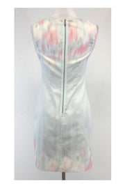 Current Boutique-Elie Tahari - Mint & Multicolor Sleeveless Cotton Dress Sz 0