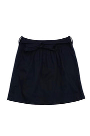 Current Boutique-Elie Tahari - Navy Cotton Skirt Sz 6
