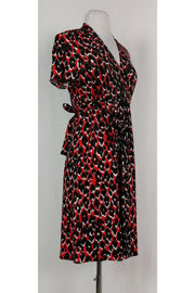 Current Boutique-Elie Tahari - Red Leopard Print Dress Sz S