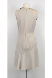 Current Boutique-Elie Tahari - Wool Tan Ruffle Dress Sz 6