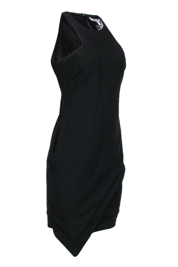 Current Boutique-Elizabeth & James - Black Sleeveless Bodycon Dress w/ Envelope Hem Sz 8