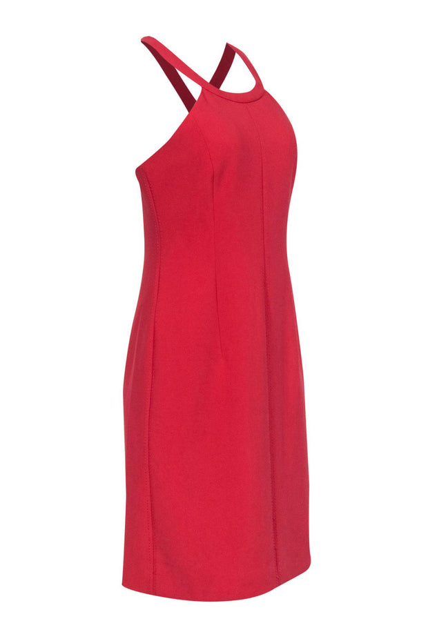 Current Boutique-Elizabeth & James - Coral Sleeveless Bodycon Dress w/ Crisscross Back Sz 10