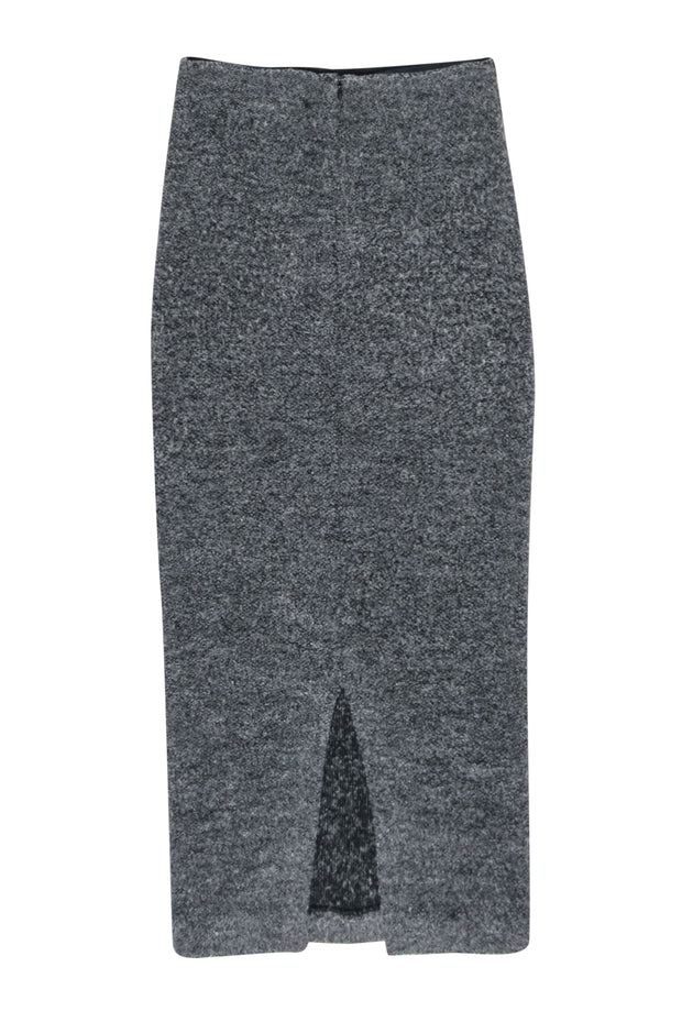 Current Boutique-Elizabeth & James - Grey & Black Maxi Knit Skirt Sz S