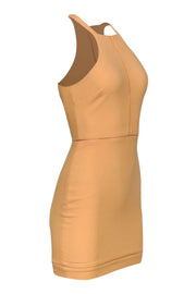 Current Boutique-Elizabeth & James - Light Orange Sleeveless Racerback Sheath Dress Sz 2