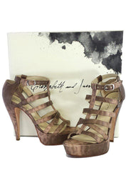 Current Boutique-Elizabeth & James - Manic Platform Gladiator Sandals Sz 9