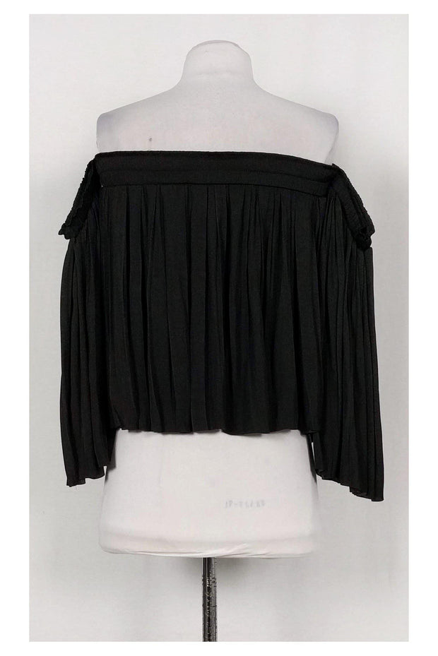 Current Boutique-Elizabeth & James - Off-the-Shoulder Black Blouse Sz XS