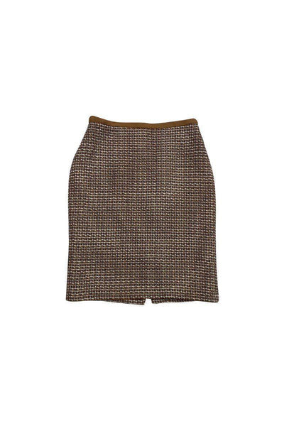 Current Boutique-Ellen Tracy - Gold Tweed Skirt Sz 6