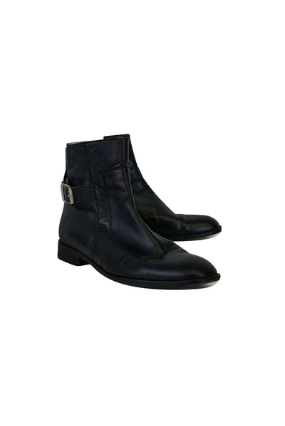 Current Boutique-Emerson Fry - Black Leather Booties Sz 7