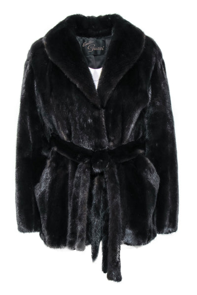 Current Boutique-Emilio Gucci - Brown Mink Fur Coat