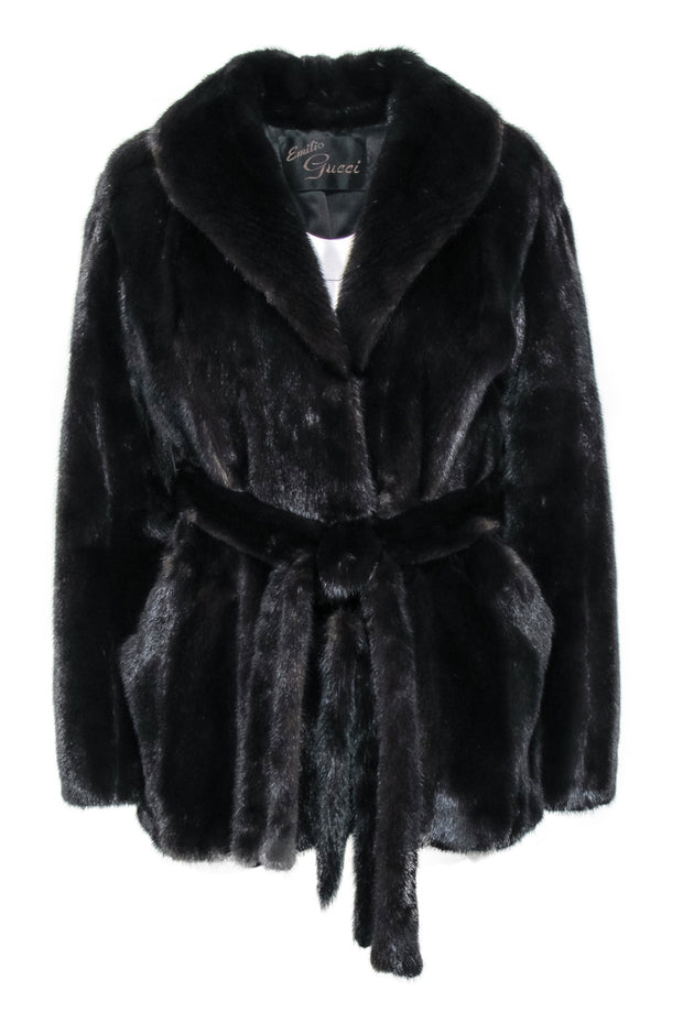 Emilio Gucci - Brown Mink Fur Coat – Current Boutique
