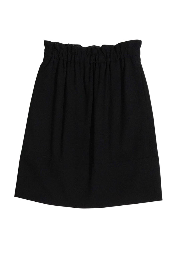 Current Boutique-Emporio Armani - Black Paper Bag Pencil Skirt Sz 2