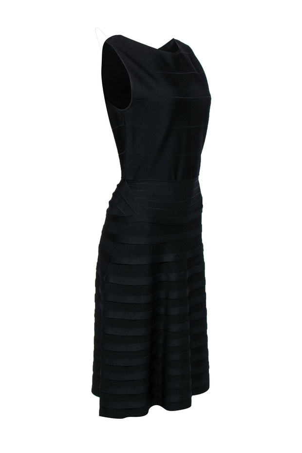 Current Boutique-Emporio Armani - Black Sleeveless Tiered Dress Sz 8