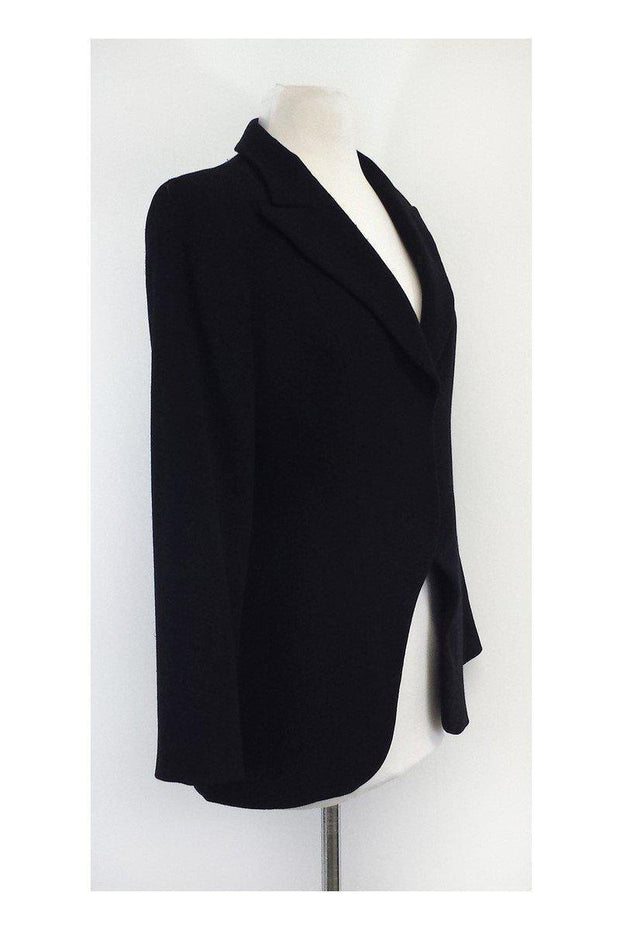 Current Boutique-Emporio Armani - Black Wool Jacket Sz 6