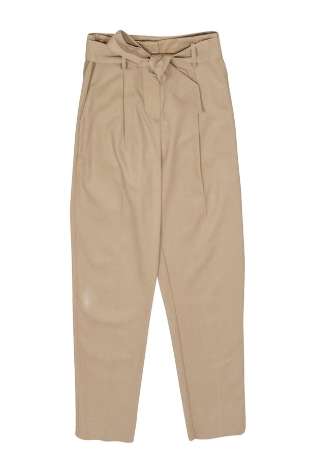 Current Boutique-Equipment - Khaki Straight Leg Paperbag Waist Pants Sz 2