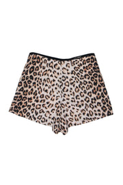 Current Boutique-Equipment - Leopard Print Silk Shorts Sz XS