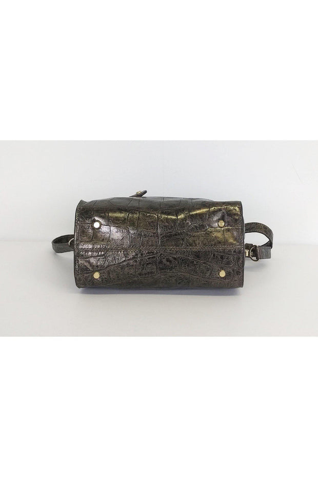 Current Boutique-Eric Javits - Metallic Brown Mini Bag