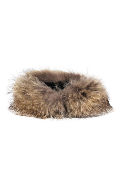 Current Boutique-Eric Javits - Tan Fur Wrap-Around Headband