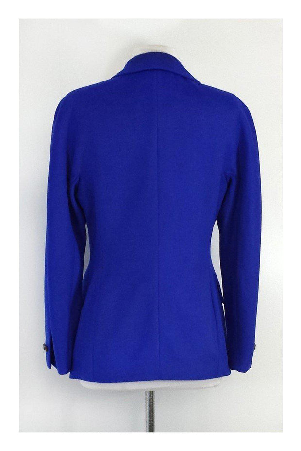 Current Boutique-Escada - Cobalt Blue Wool & Angora Jacket Sz 6