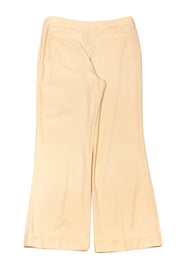 Current Boutique-Escada - Cream Wide Leg Pants Sz 8