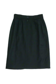 Escada - Dark Green Pencil Skirt Sz 4 – Current Boutique