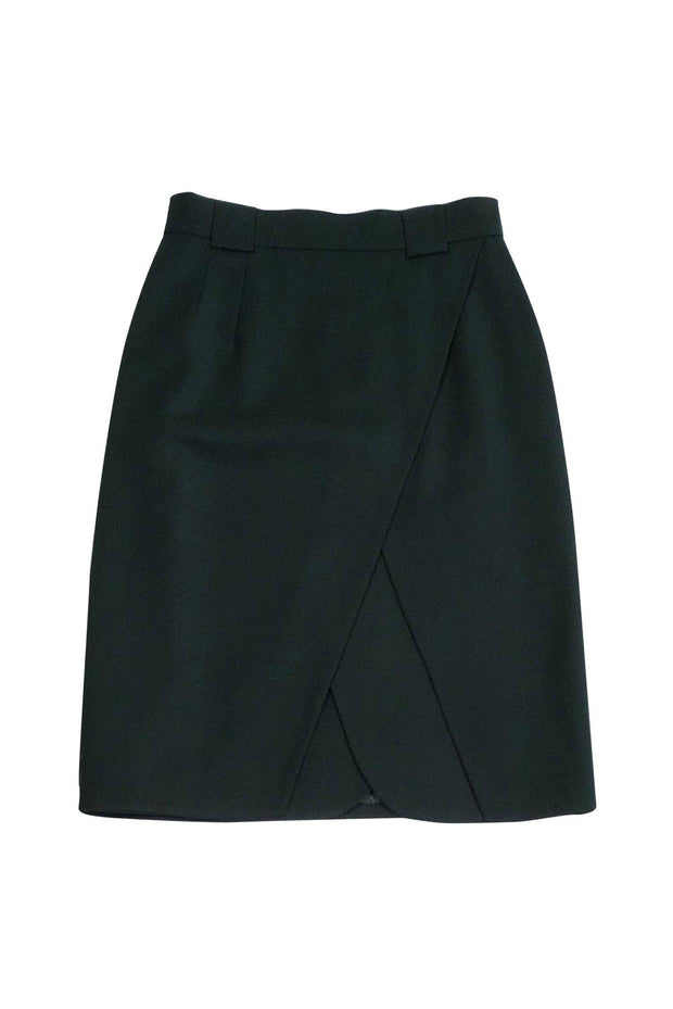 Escada - Dark Green Pencil Skirt Sz 4 – Current Boutique
