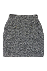 Current Boutique-Escada - Grey Tweed Pencil Skirt Sz 6