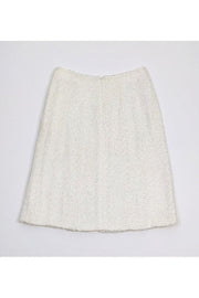 Current Boutique-Escada - Ivory Tweed Skirt Sz 6