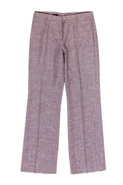 Current Boutique-Escada - Pastel Purple Marbled Tweed Trousers Sz 8
