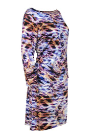 Current Boutique-Escada - Patterned Long Sleeve Dress Sz L