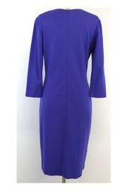 Current Boutique-Escada - Periwinkle Long Sleeve Dress Sz L